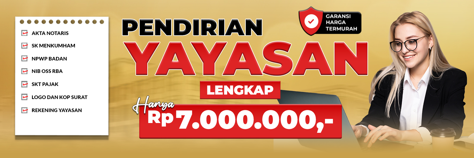 Pendirian Yayasan Lengkap